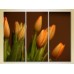 Pictură Gallerix Triptych Tulips (2699460)