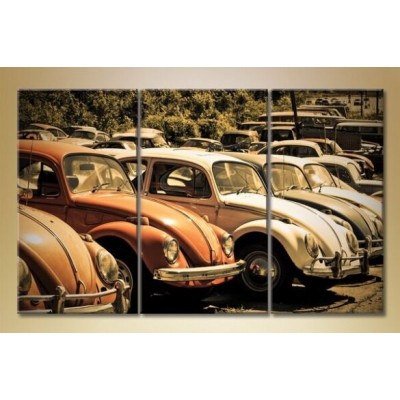 Картина Gallerix Triptych Volkswagen Beetle (1523130)