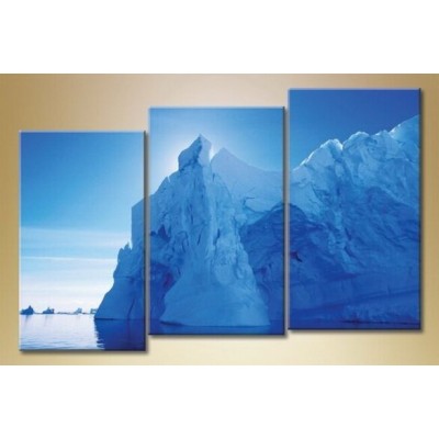 Pictură Gallerix Triptych icebergs (1529820)