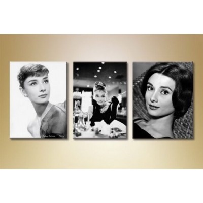 Pictură Gallerix Triptych Audrey Hepburn (1523148)