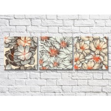 Pictură Gallerix Triptych Floral Abstraction (500739)