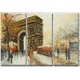 Pictură Gallerix Arc de Triomphe and tram in Paris (3485179)