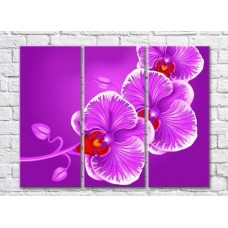 Pictură Gallerix Purple orchid on purple background (3448921)