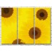 Pictură Gallerix Floral abstraction of sunflowers on a yellow background (500801)