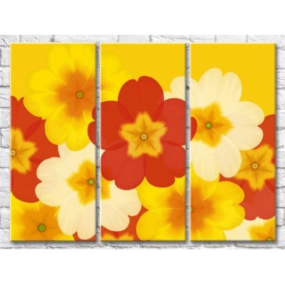 Pictură Gallerix Floral Orange Yellow Abstraction (500810)