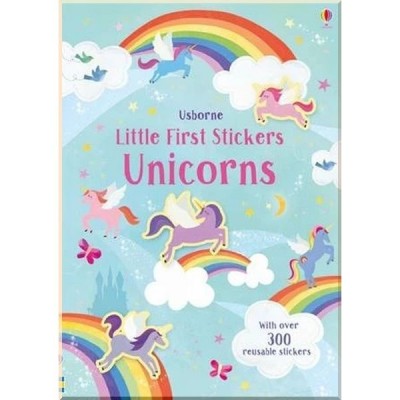 Книга Little first stickers unicorns (9781474952231)