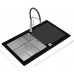 Кухонная мойка Teka Diamond RS15 1B 1D 86 Inox + Glass Black