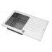 Кухонная мойка Teka Diamond RS15 1B 1D 86 White Inox + Glass White
