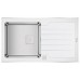 Кухонная мойка Teka Diamond RS15 1B 1D 86 White Inox + Glass White
