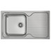 Chiuvetă de bucătărie Teka Classic 1B 1D 86 Inox Microtexture