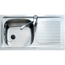 Chiuvetă de bucătărie Teka Universal E/800.440 1B 1D L Inox