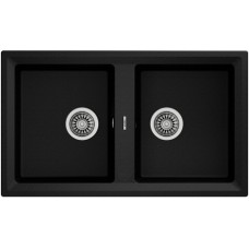 Кухонная мойка Teka Stone 90 B TG 2B Black Metallic