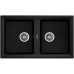 Кухонная мойка Teka Stone 90 B TG 2B Black Metallic