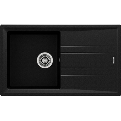 Кухонная мойка Teka Stone 50 B TG 1B 1D Black Metallic