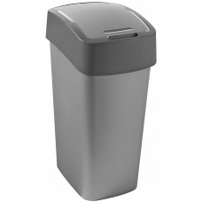 Урна Curver Flip Bin 50L Silver (186181)