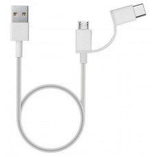 USB Кабель Xiaomi Mi 2in1 Micro USB to Type-C 100cm White