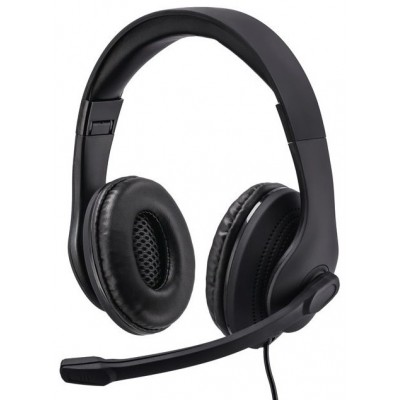 Наушники Hama HS-USB300 Black (139924)