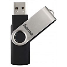 USB Flash Drive Hama Rotate 8Gb Black/Silver