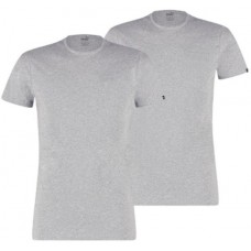 Tricou bărbătesc Puma Basic 2P Crew Tee Gray L