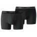 Мужские трусы Puma Basic Boxer 2P Dark Grey Melange/Black S