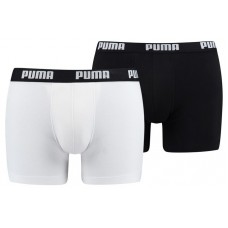 Мужские трусы Puma Basic Boxer 2P White/Black S