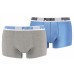 Мужские трусы Puma Basic Boxer 2P Blue/Grey S