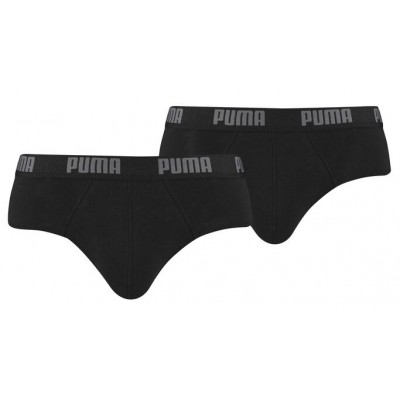 Мужские трусы Puma Basic Brief 2P Black S