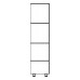 Dulap Poland №2 С47 Shelves 1D (Walnut)