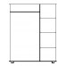 Dulap Poland №2 С80 Hanger\Shelves 2D (Pine)