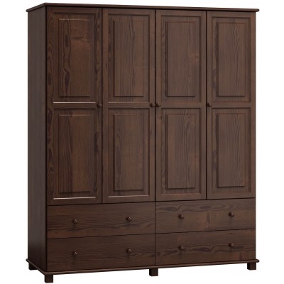 Dulap Poland №6 С180 4D (Walnut)