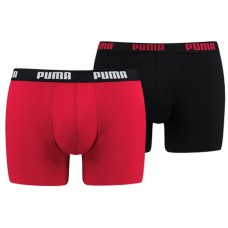 Мужские трусы Puma Basic Boxer 2P Red/Black S