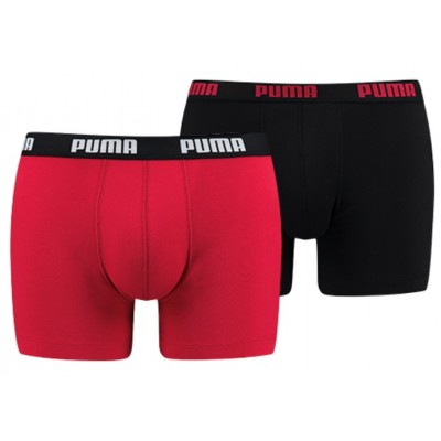 Мужские трусы Puma Basic Boxer 2P Red/Black S