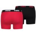 Мужские трусы Puma Basic Boxer 2P Red/Black S