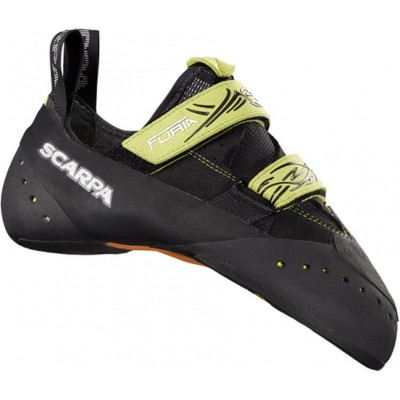 Скальные туфли Scarpa Scarpa Furia 37.0 Black Lime-Fluo