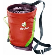 Geantă pentru magneziu Deuter Gravity Chalk Bag II L Papaya-Aubergine