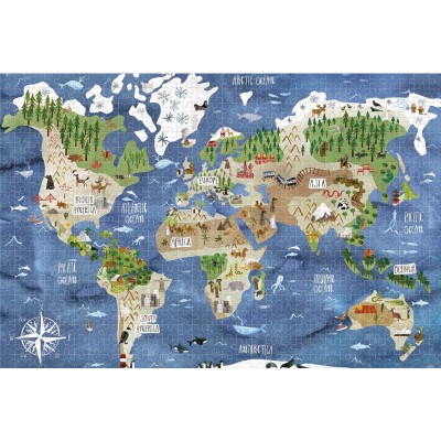 Puzzle Londji 600 Micropuzzle Discover the World (PZ201)