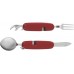 Tacâmuri pentru camping Outwell Easy Camp Folding Cutlery N17 Red