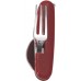 Tacâmuri pentru camping Outwell Easy Camp Folding Cutlery N17 Red