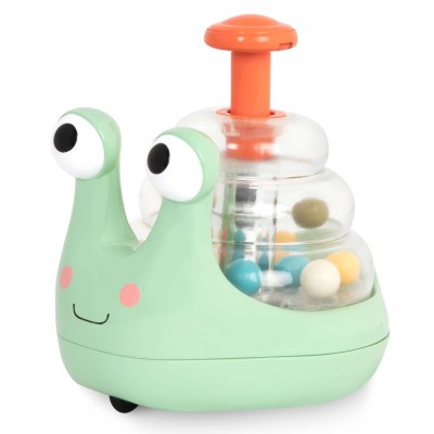 Развивающий набор Battat Rolling Light-up Snail Popper (BX1561Z)