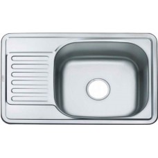 Chiuvetă de bucătărie SV-Мебель WW 6643L-P 0.6/180 R Grey