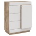 Тумба КМК Roxet 1 Yuccon Oak/White Gloss (0554.2)