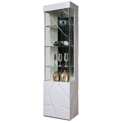 Vitrină КМК Kenzo White Gloss (0674.12) L