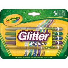 Set carioci Crayola Glitter Markers 5pcs (58-8645)