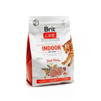 Hrană uscată pentru pisici Brit Care Grain Free Indoor Antistress 2kg