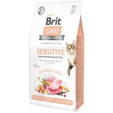 Hrană uscată pentru pisici Brit Care Grain Free Sensitive Healthy Digestion & Delicate Taste 2kg