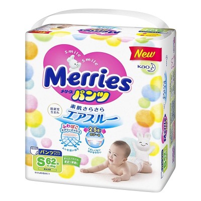 Подгузники Merries Diapers Panties S 68pcs