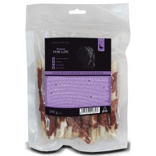 Snackuri pentru câini Fitmin For Life Treat Duck & Rawhide Stick 200g