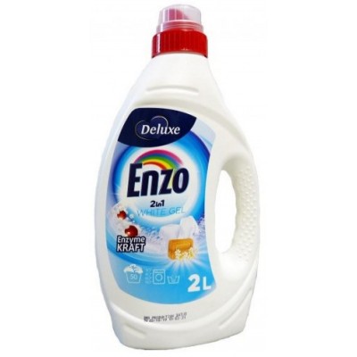 Гель для стирки Deluxe Enzo 2in1 White 2L