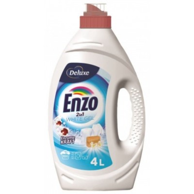 Гель для стирки Deluxe Enzo 2in1 White 4L