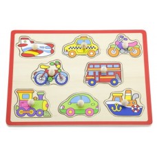 Joc educativ Viga Flat Puzzle-Transports (50016)